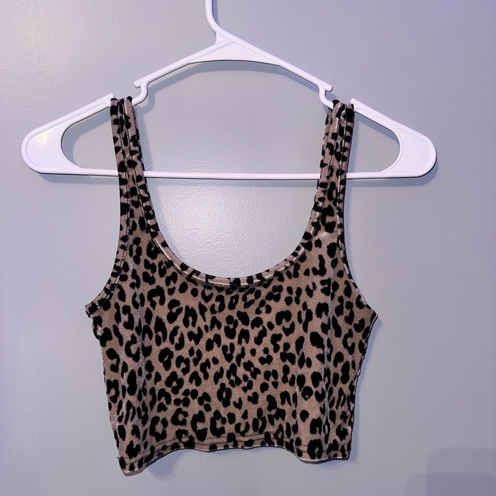 cheetah tank top